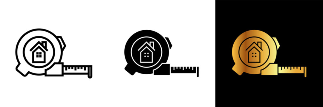 The Measuring Tape icon is a visual representation of precision, accuracy, and the essential tool for measurements in various contexts. 