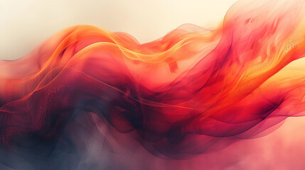 red flaming silk abstract background