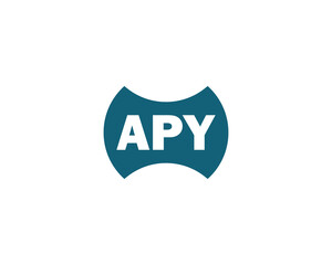 APY Logo design vector template