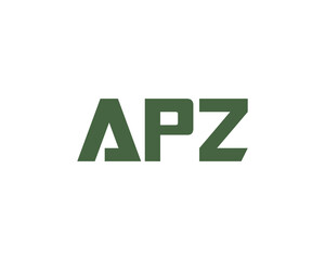 APZ logo design vector template