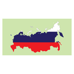 vectors illustration icon russia flag symbol design