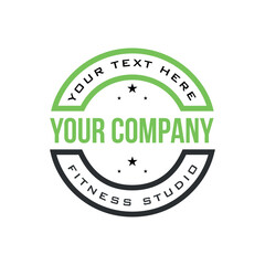 Abstract Initial Usable for Business and Technology Logos. Flat Vector Logo Design Template Element.