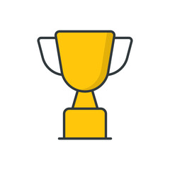 Trophy icon vector design templates simple and modern