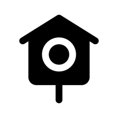 bird house glyph icon