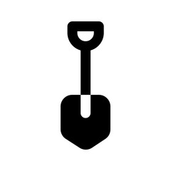 shovel glyph icon