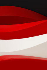 Naklejka premium 3d pattern of multicolored abstract geometric lines, vertical orientation