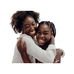 _African_american_woman_hugging_her_smilin