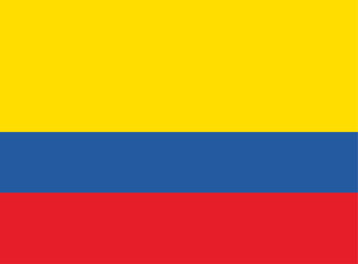 Obraz premium Flag of Colombia