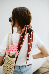 woman with a handbag