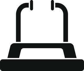 Augmented reality platform icon simple vector. 360 game tech. Futuristic metaverse