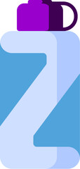 Tumbler Letter Alphabet Vector Z