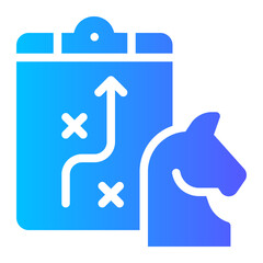 strategy gradient icon