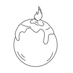 Candle doodle