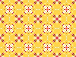 asian ikat seamless pattern traditional design illustration for background carpet clothing and home decoration 