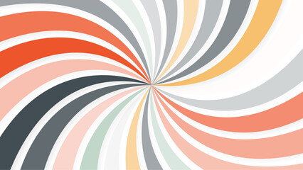 Swirl colorful sunburst image. Vector design. Vector illustration.