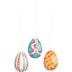Hanging Easter Eggs