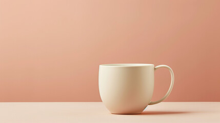 Blank coffee cup mockup.