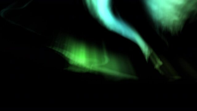 Aurora Borealis Glowing Green Loop