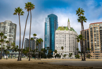 Skyline of Long Beach California