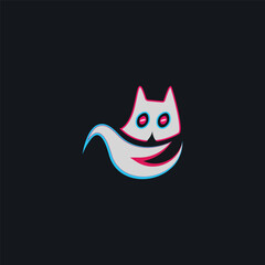 Cat logo design | Free vector cat logo logo design template
