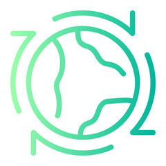 global distribution gradient icon