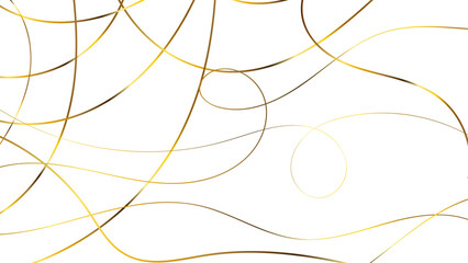 Golden Squiggle cute naive seamless pattern. Creative bright scribble abstract style. Colored background illustration for celebration. Simple hand drawn wallpaper print.
