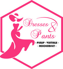 High resolution dresses and pants logo vectors