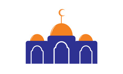 illustration of a Muslim mosque