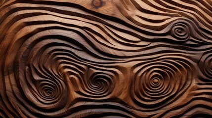 Intricate wooden cut texture reveals the natural beauty of wood grains, Ai Generated.