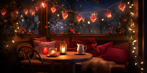 Romantic Coziness cozy omantic setting 
