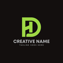 Letter HD Professional logo for all kinds of business