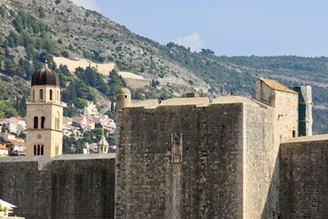 Architectural fortress at Dubrovnik