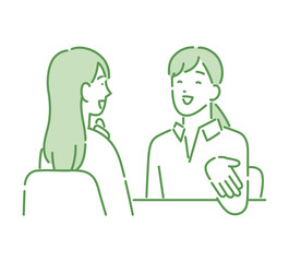 説明をするビジネスパーソン