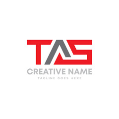Abstract Letter TAS logo fit for All business