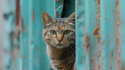 Greeting Card and Banner Design for Social Media and Educational Purpose of National Rescue Cat Day Background