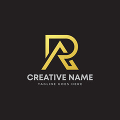 Abstract Letter RA logo fit for All business
