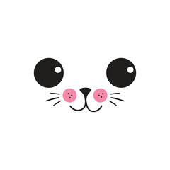 Obraz premium Cat pet mustache face mouth nose muzzle