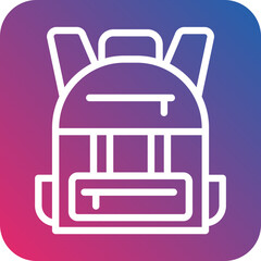 Backpack Icon Style