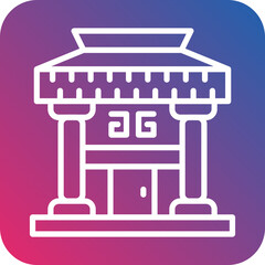 Architecture Museum Icon Style