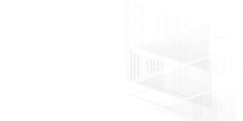 Vectors Geometric triangle white light background abstract design.