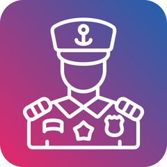 Marine Male Icon Style
