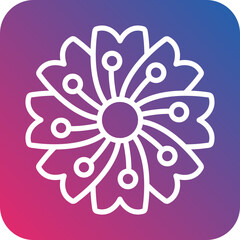 Cherry Blossom Icon Style