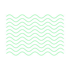 An abstract transparent wavy line pattern design element.