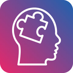 Mental Disorder Icon Style