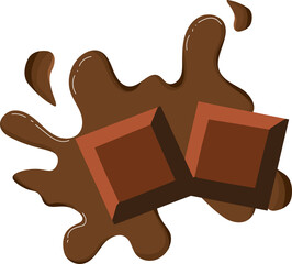 Dripping Melted Chocolate