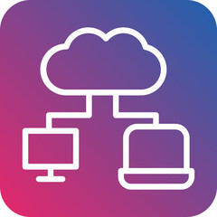 Cloud Storage Icon Style