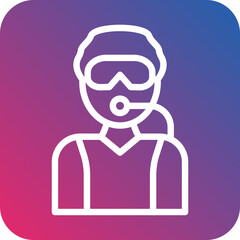 Diver Male Icon Style