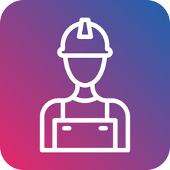 Builder Male Icon Style