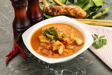Thai traditional Tom Yum with chicken