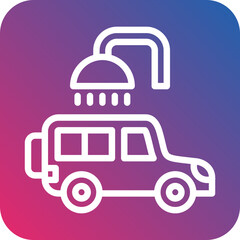 Car Wash Icon Style